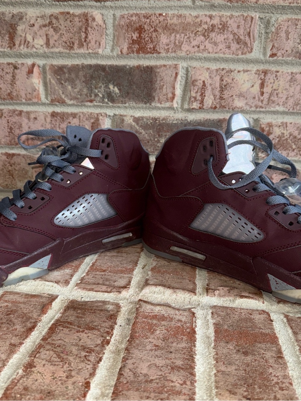 Mens Jordan 5 retro burgundy High-Top Sneakers size 13 - Picture 12 of 12